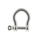 Omega stainless steel shackle