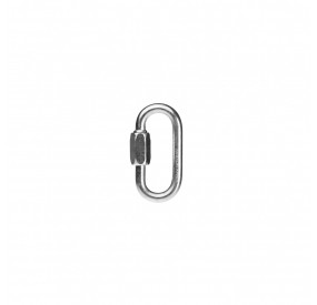 Oval galvanised steel quick link