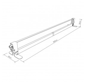 support structure for indoor slackline