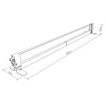 support structure for indoor slackline