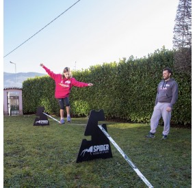 three-height slackline easel