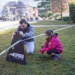 three-height slackline easel