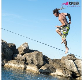 Maxi double lever slackline ratchet