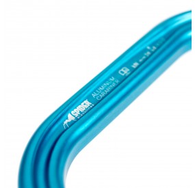 mousqueton ovale en aluminium