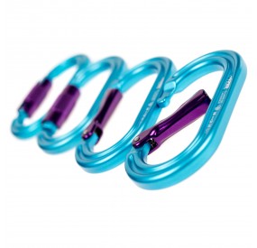 mousqueton ovale en aluminium