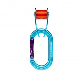 poulie plate pur slackline avec mousqueton