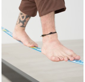 structure de support pour slackline intérieure