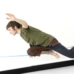 structure de support pour slackline intérieure