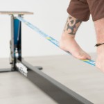 support structure for indoor slackline