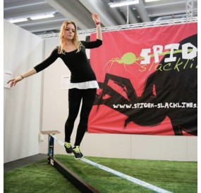 structure de support pour slackline intérieure